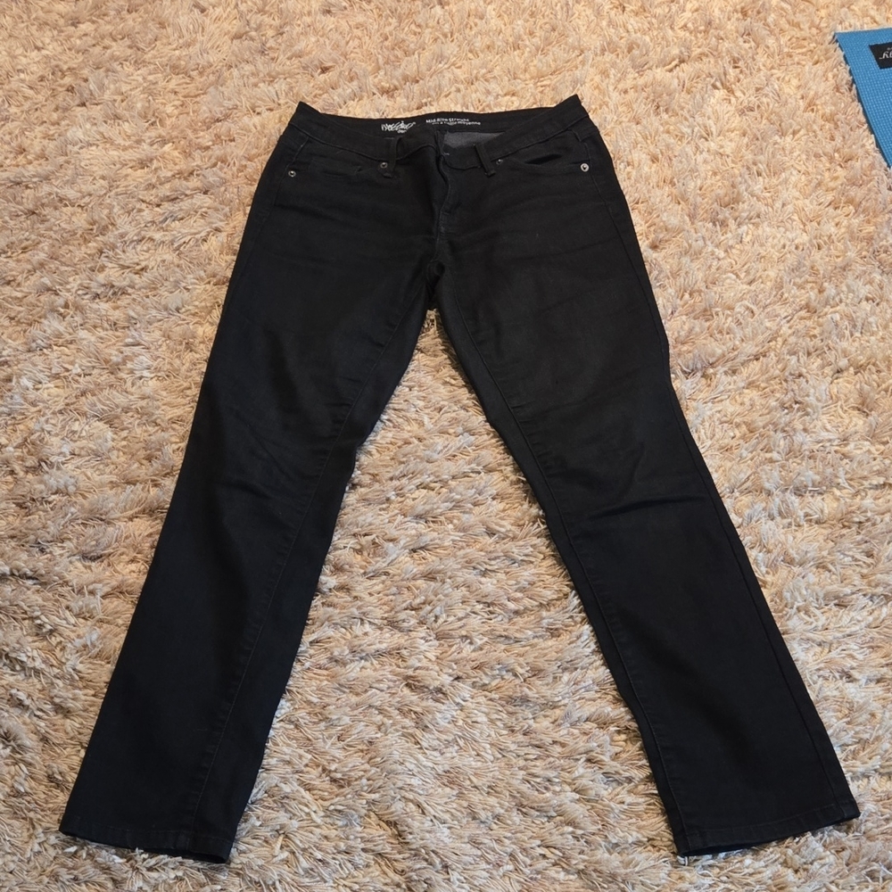 Mossimo Supply Co. Women's Classic Black Straight Leg Jeans